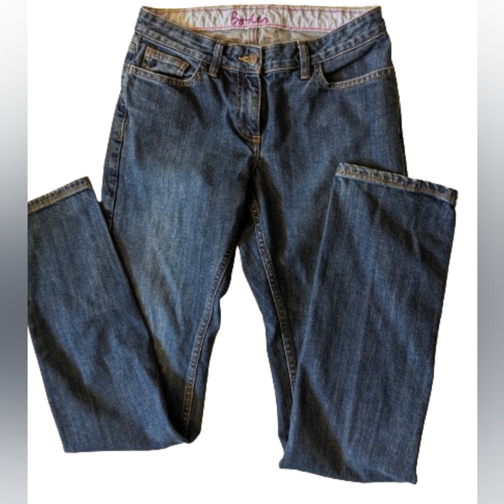Boden Straight Leg Jeans Medium Wash